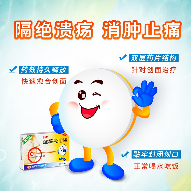 醋酸地塞米松口腔贴片(意可贴)(醋酸地塞米松口腔贴片)_说明书_作用